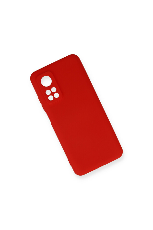 حافظة Mi 10T + مجموعة واقي شاشة مضاد للكهرباء الساكنة تغطي الشاشة بالكامل - أحمر - 3