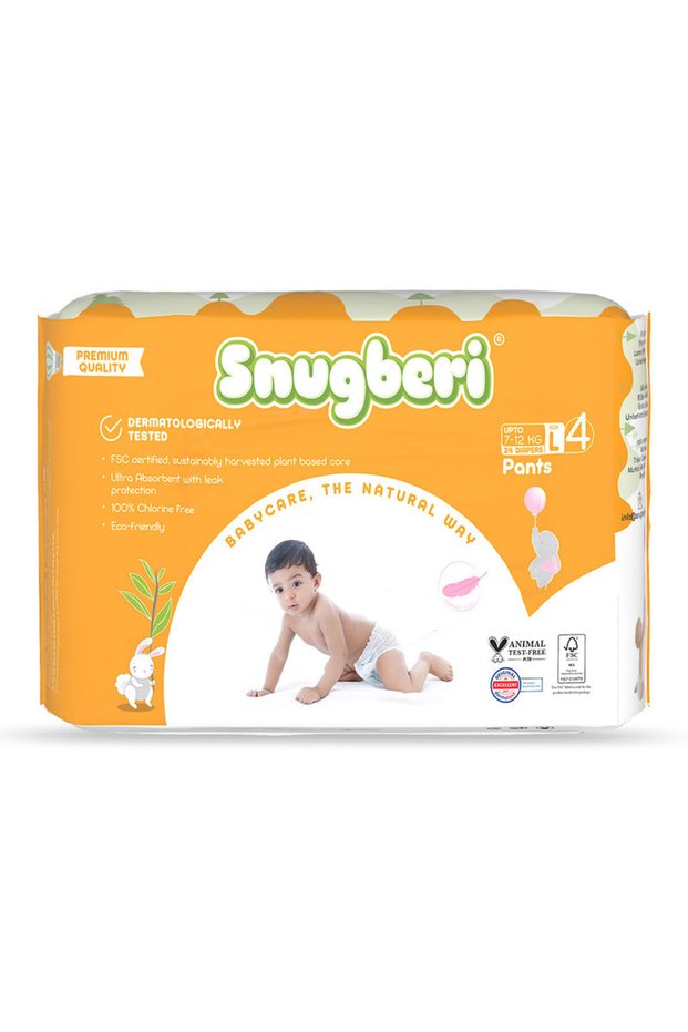 Diaper Pants Size 4 Large 7-12 kg 24's