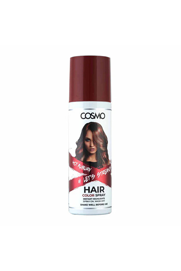Hot Auburn Hair Color Spray 100Ml