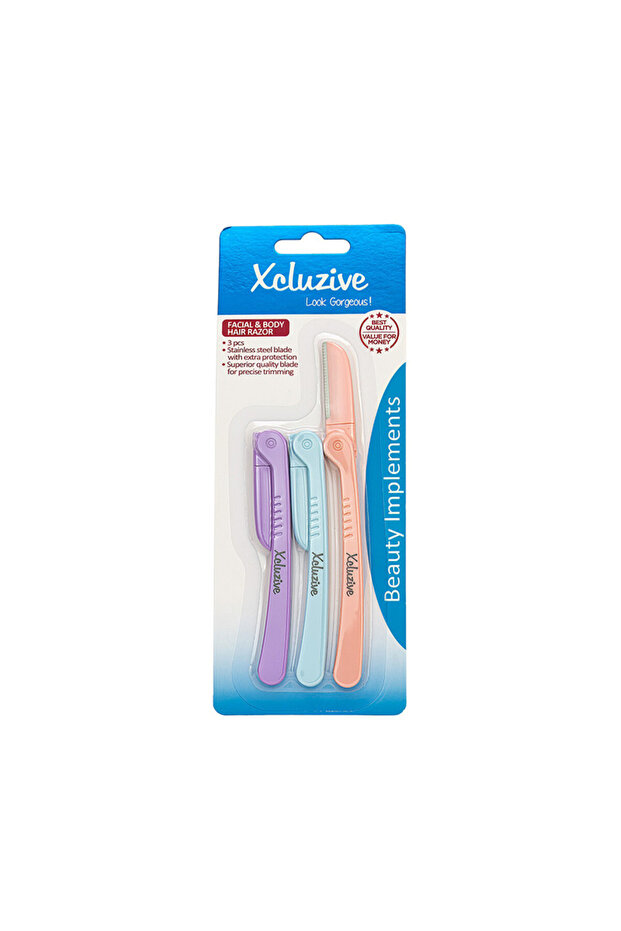 Facial & Body Hair Razor 3 pcs