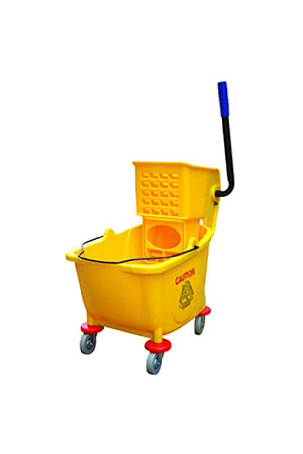 Plastic Single Mop Bucket Trolley, 20 Liter Capacity