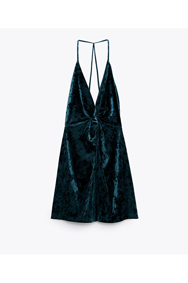 Rochie scurta, Albastru - 1