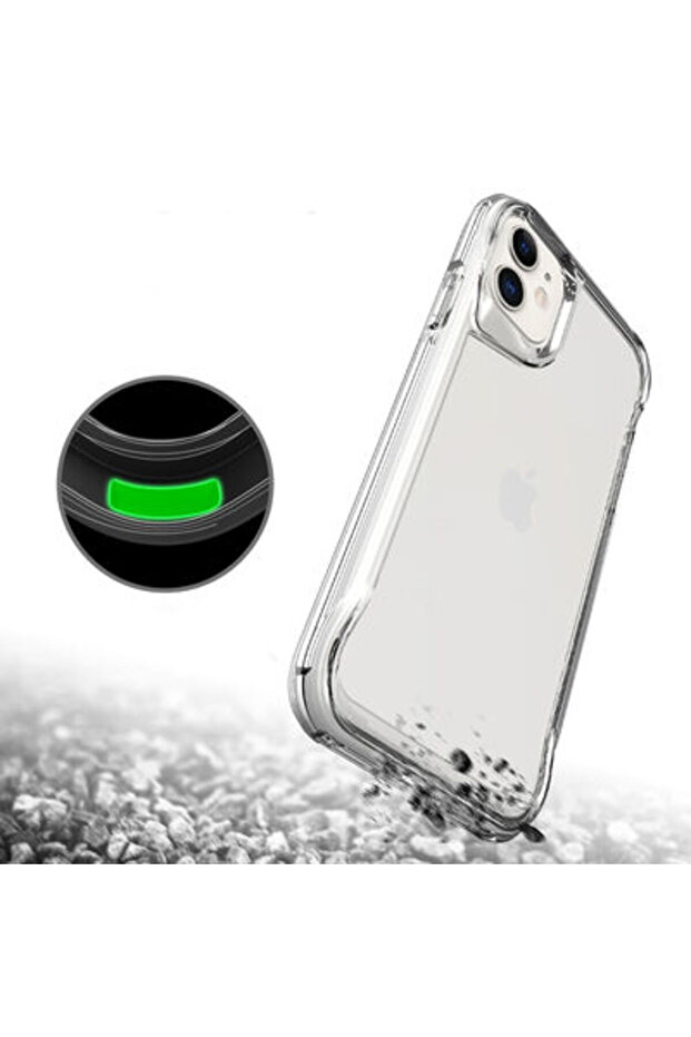 حافظة T-Max شفافة مقاومة للصدمات متوافقة مع هاتف iPhone 11 - 3