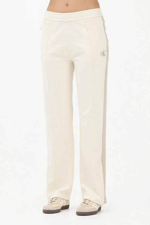 Stretch Terry Track Pant Women's Cream Sweatpants