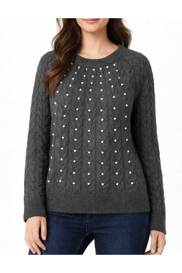 Sweater, Gray - 1