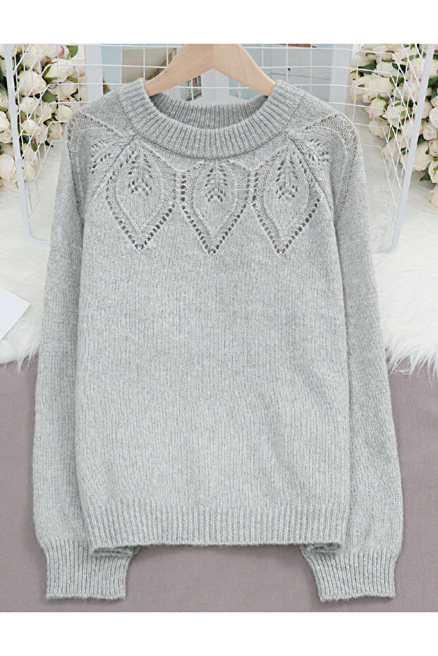 Sweater, Gray - 1
