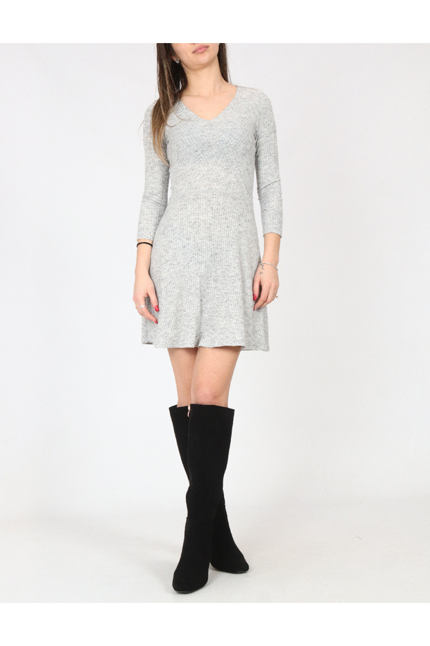 Rochie scurta, Gri - 2