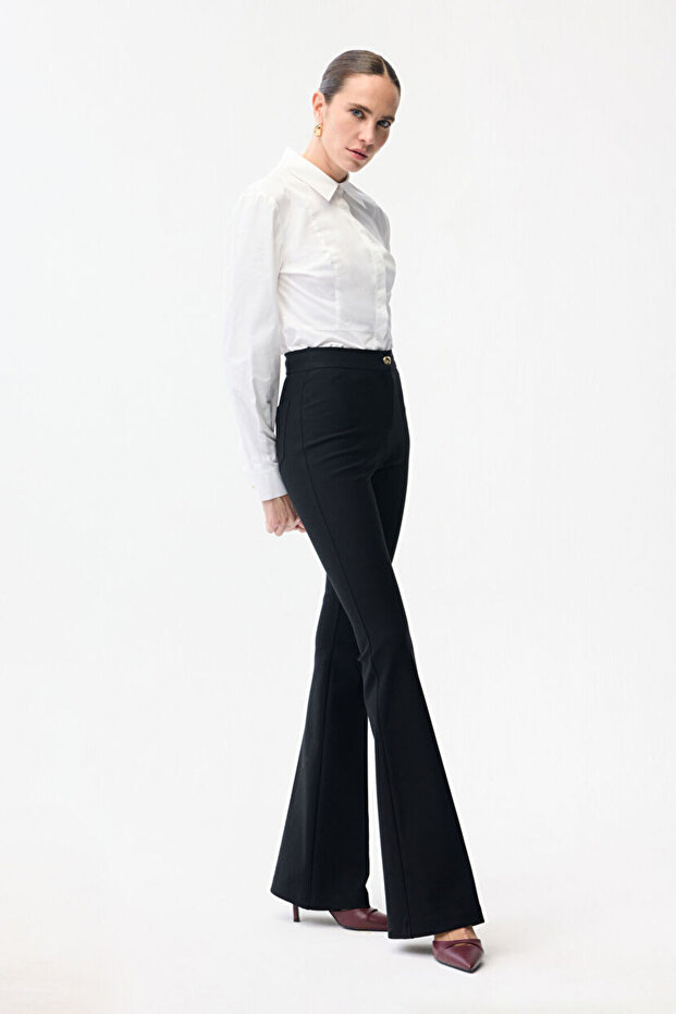 İspanyol Paça Pantolon - 3