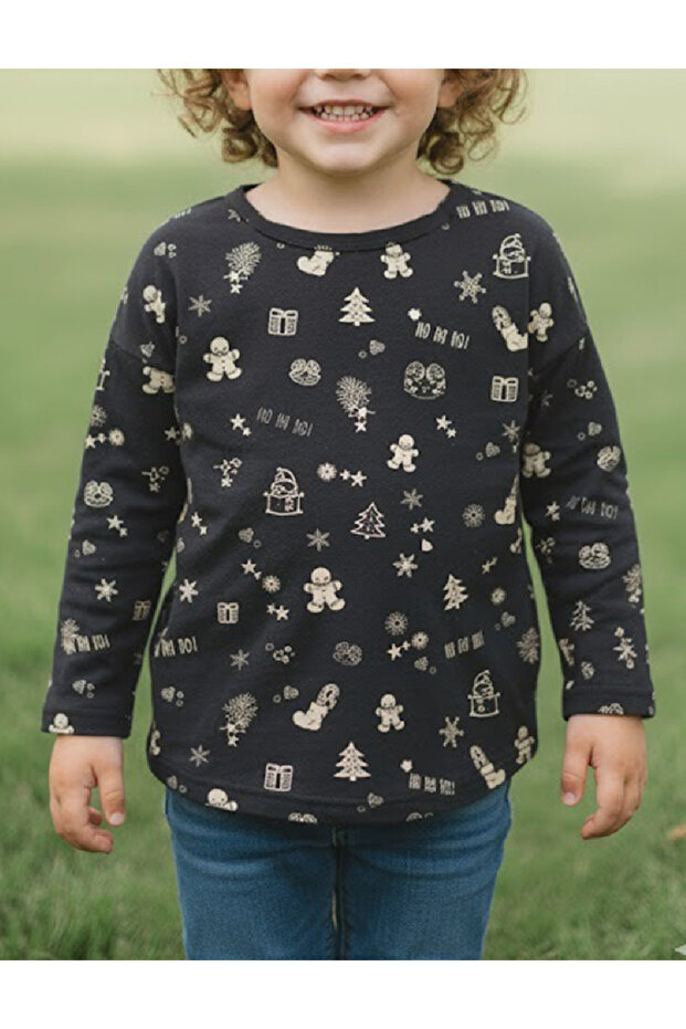 Blouse, Dark gray - 1