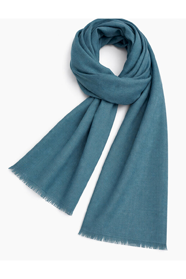 Scarf, Turquoise - 1