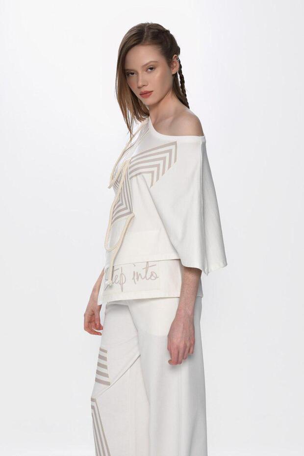 Tasarım Halatlı Bluz - 5