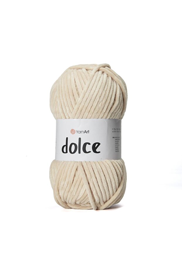 Dolce - Velvet Hand Knitting Yarn Beige-857