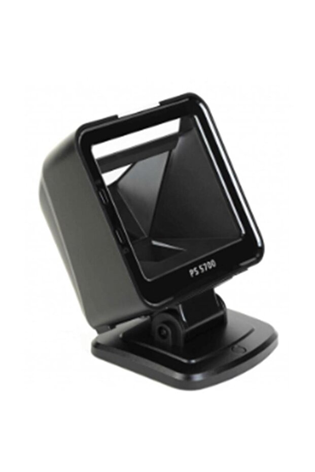 قارئ باركود سلكي USB لسطح المكتب من PERKON طراز PS5700 لقراءة رمز QR ثنائي الأبعاد + مع حامل - 3