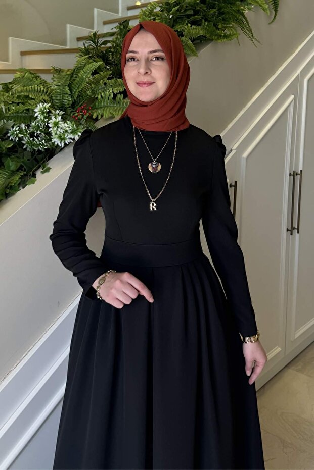 Rose Elbise Siyah - 2