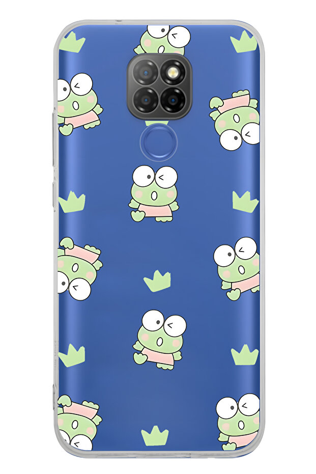 حافظة هاتف شفافة بنمط الضفدع متوافقة مع جهاز General Mobile GM 20 - 1