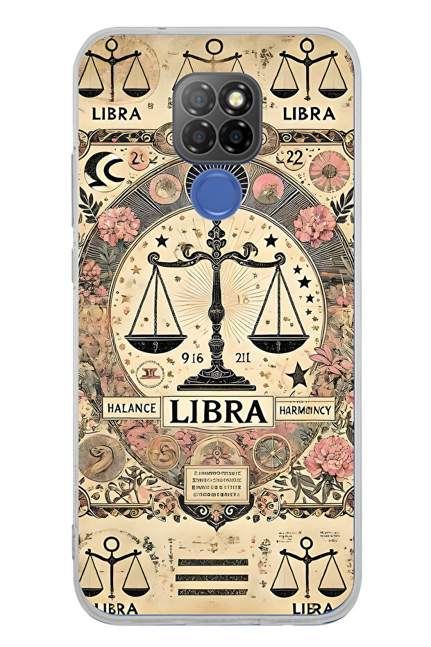 حافظة هاتف شفافة بنمط برج الميزان متوافقة مع جهاز General Mobile GM 20 - 1