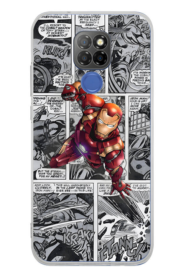 غطاء هاتف شفاف من جينيرال موبايل GM 20 بتصميم القصص المصورة منقوش - 1