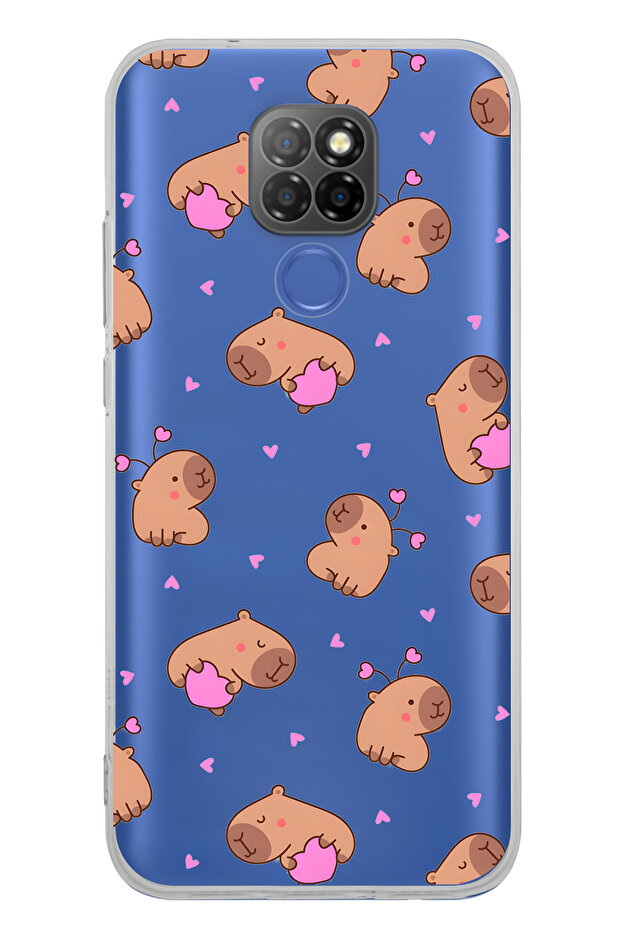 حافظة هاتف شفافة بنمط كابيبارا لطيف متوافقة مع جهاز General Mobile GM 20 - 1