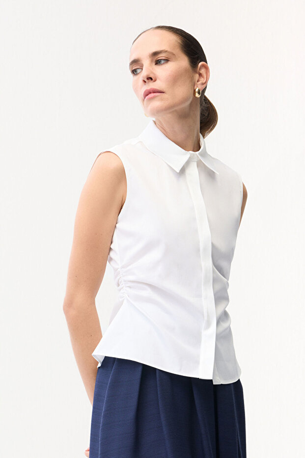 Büzgülü Gömlek - 1