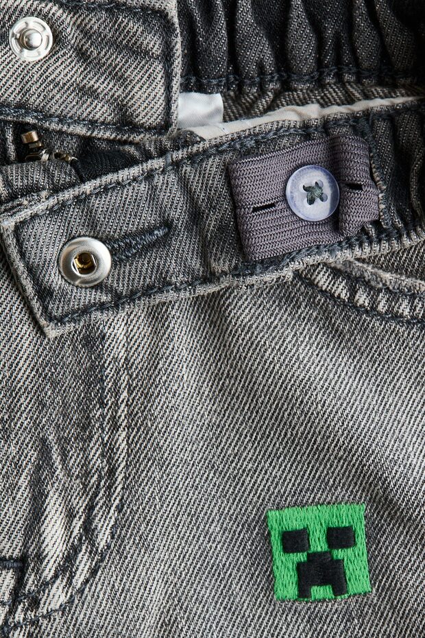 Baskılı Kot Pantolon Regular Fit - 3