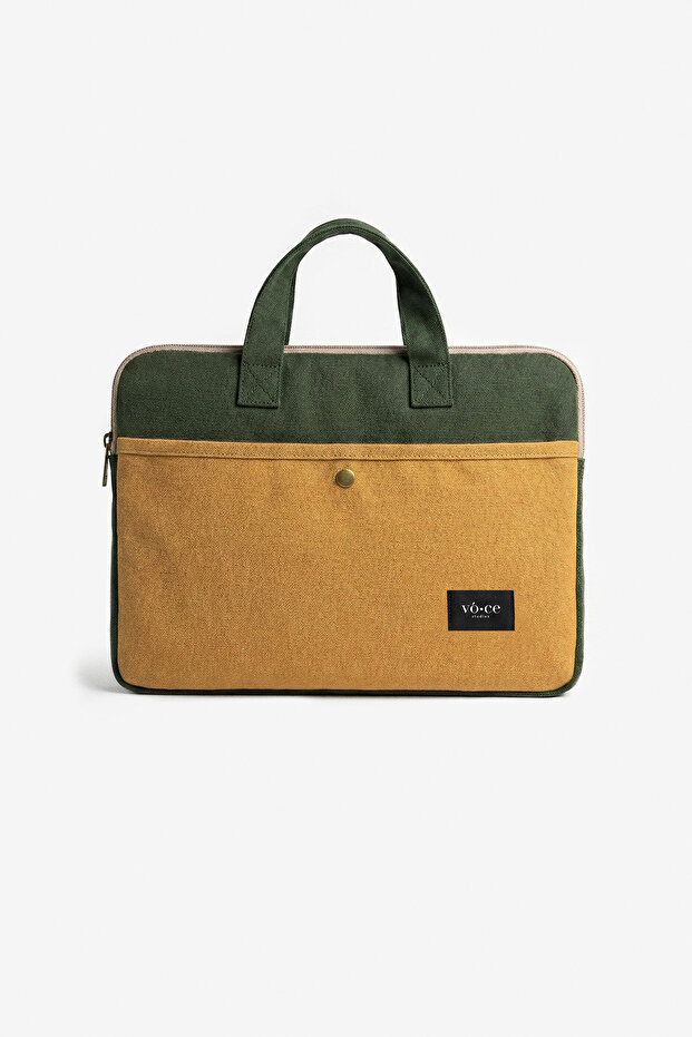 Khaki Multi Laptop Bag