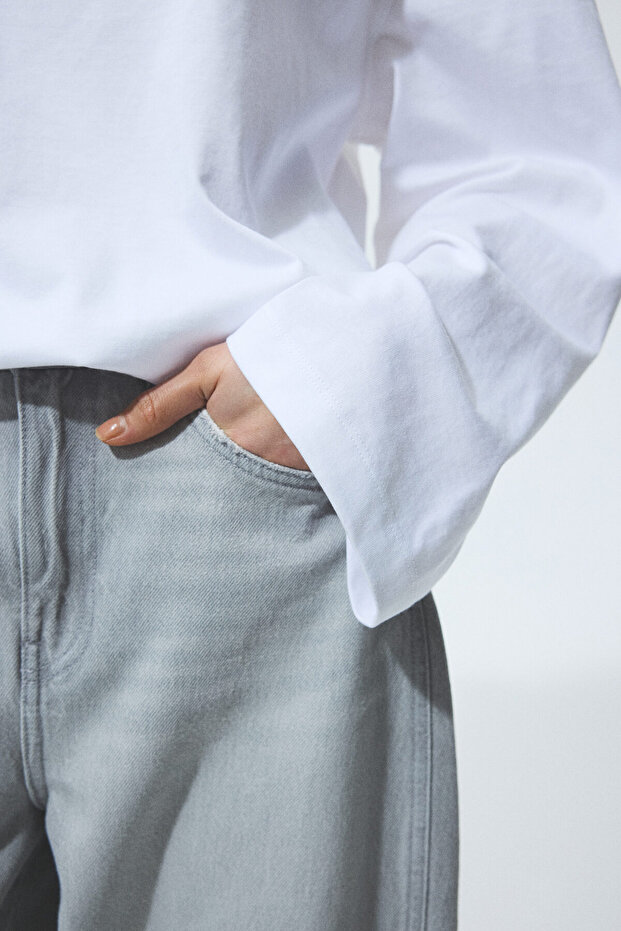 Oversize Jarse Üst - 2