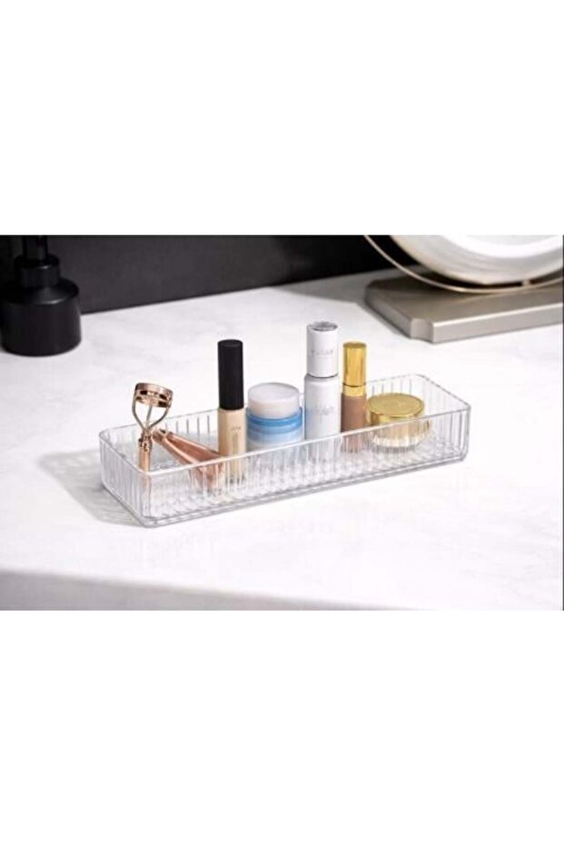 Transparent Rectangular Acrylic Organizer - 1