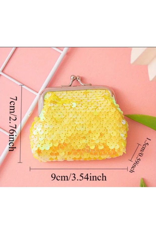 Pullu Mini Boy Bozuk Para Çantası - 3