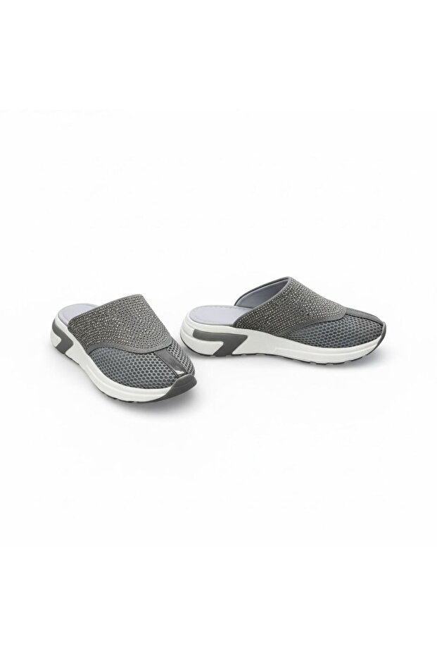 Women's Sports Slippers with Stone Mesh