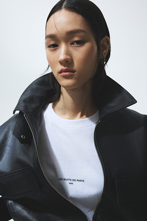 Oversize Jarse Üst - 1