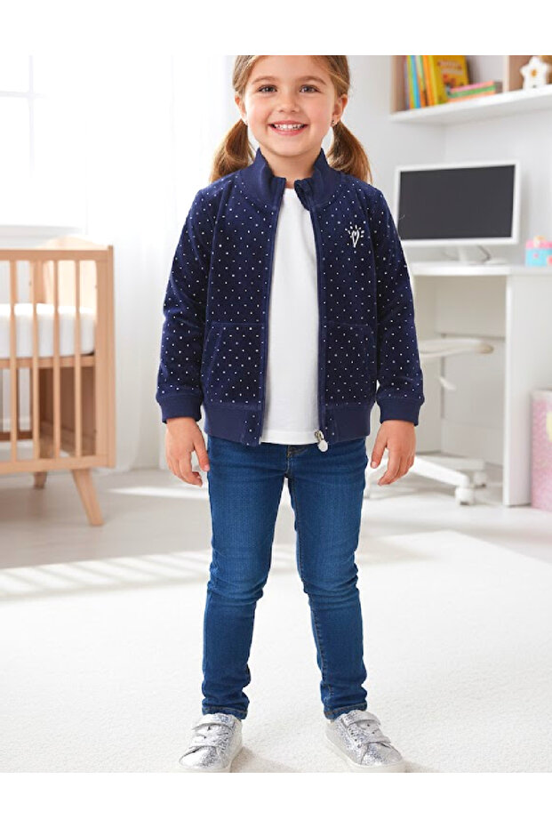 Blouse, Navy blue - 1