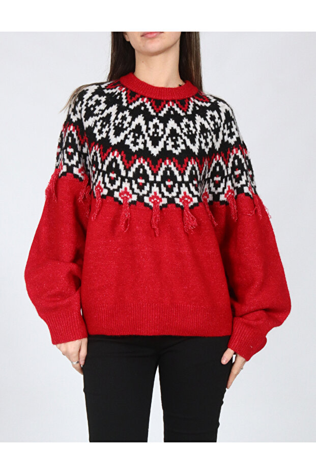 Sweater, Red - 2