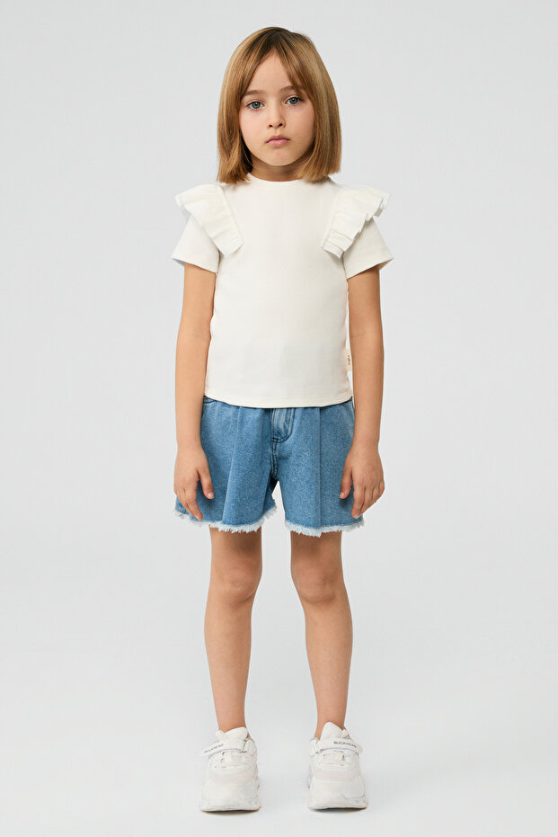 Girl White Tshirt