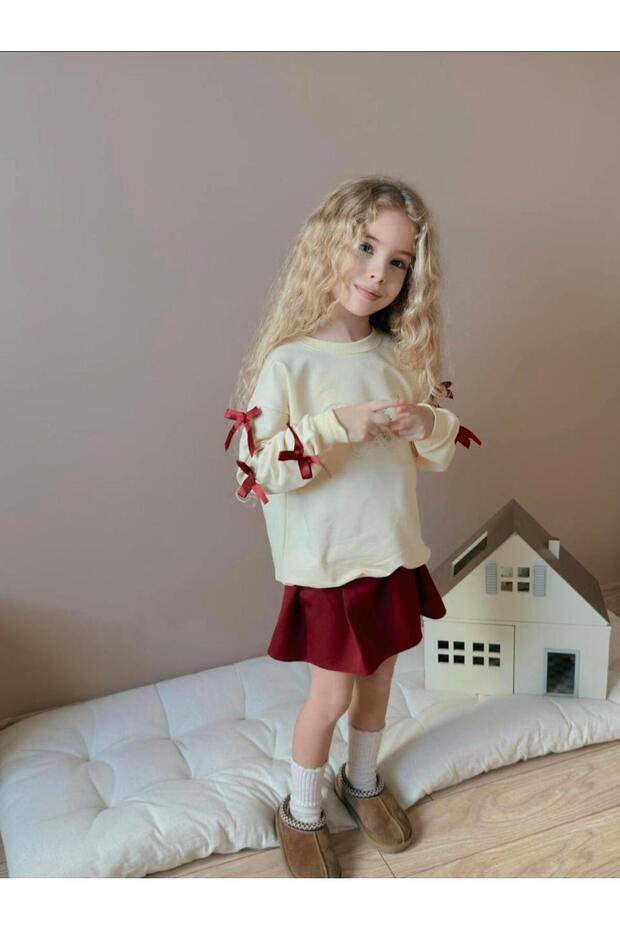 Girl's Skirted Sweater Set
