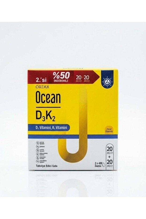D3K2 Damla 20+20 ml - Second One 50% Off