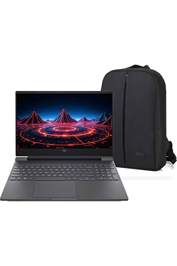Victus 15 15-FA2704NT B7TG9EA FR108 i5-13420H 24 GB 512 GB SSD RTX3050 15.6" W11H + Çanta - 1