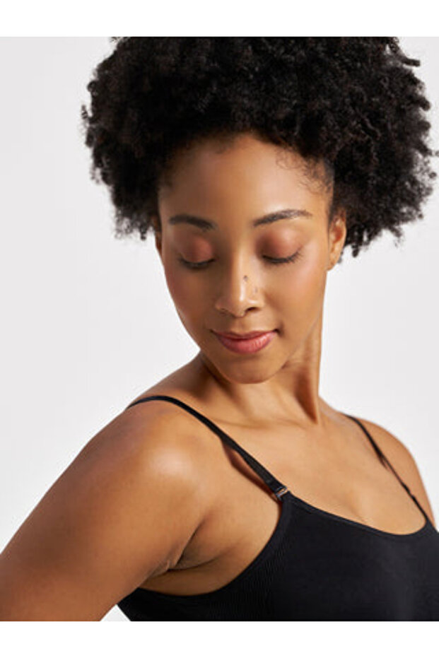 Black Solid Bodysuit - 4