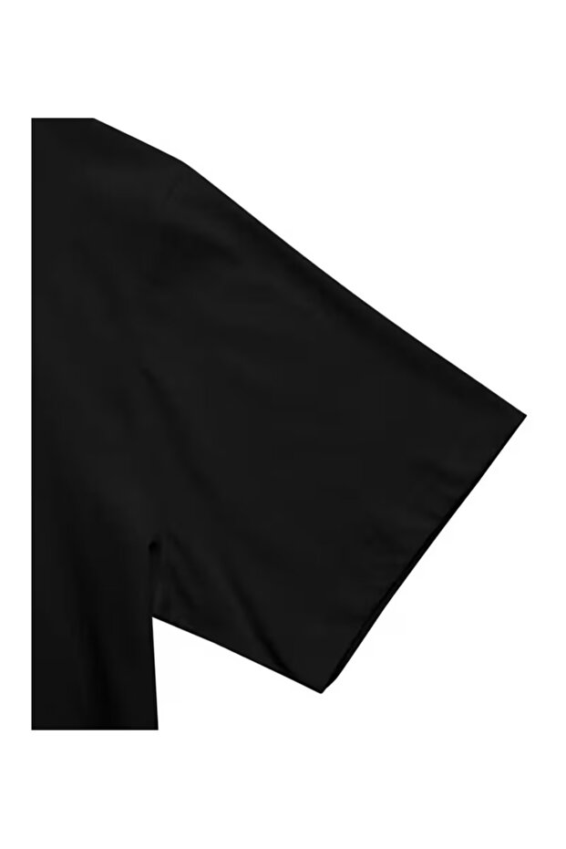 Ön & Arka Çoklu Çiçek Baskılı Basic Tişört - 6