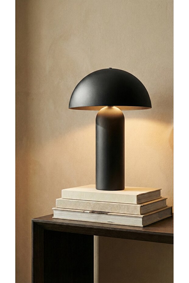 أباجورة سيراميك مصنوعة يدويًا من مون مقاس 45 سم - 2