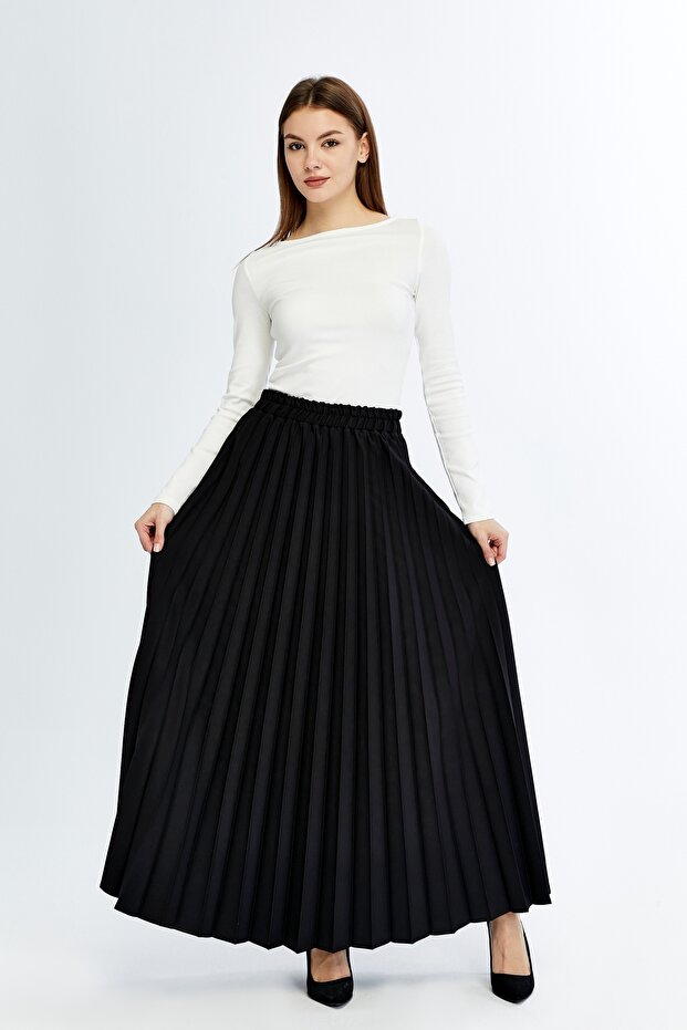 Piliseli Krep Etek - 2