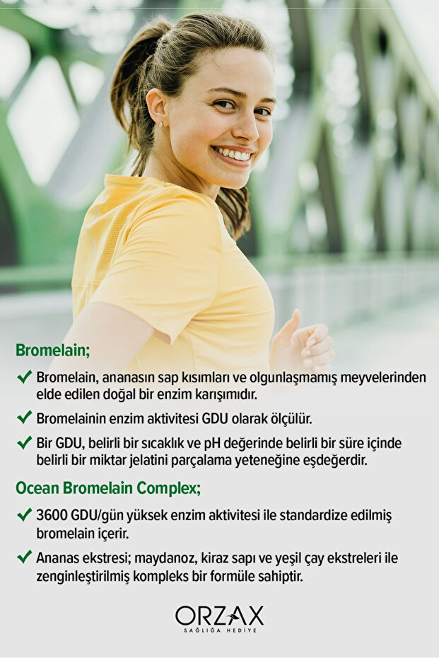 Bromelain Complex 60 Tablet x 2 Adet - 3