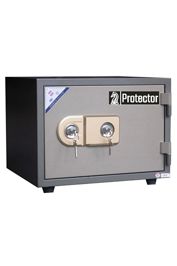 Fireproof safe from Protector, keys, weighing 65 kg - 1