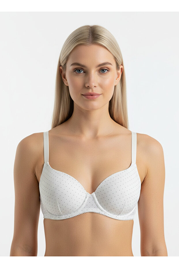 Women's Bra with Stone Detail and Hand Support