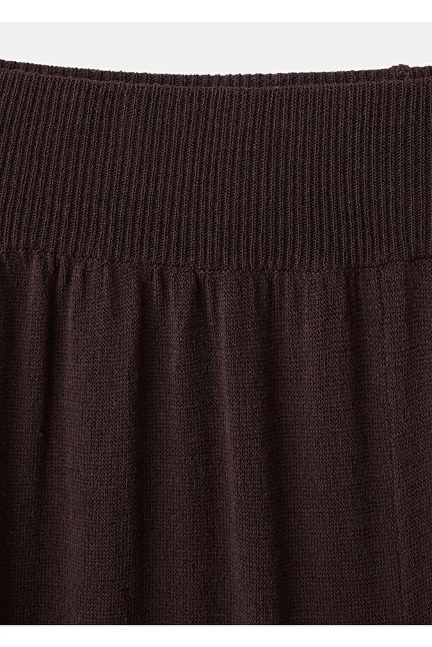 Balon kesim triko pantolon - 5