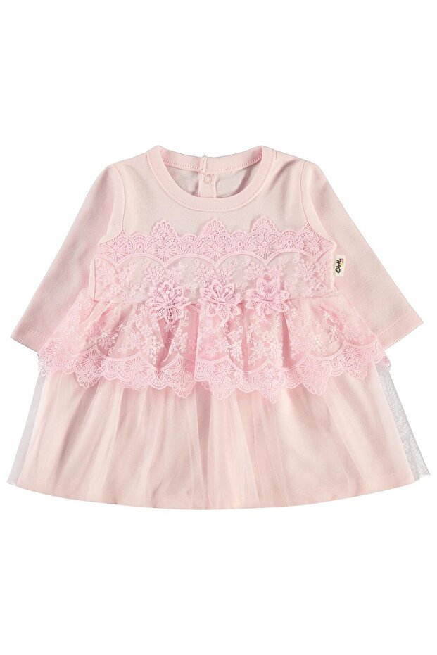 Ruffle Tulle Dress 3-12 Months - Pink 9-12 Months
