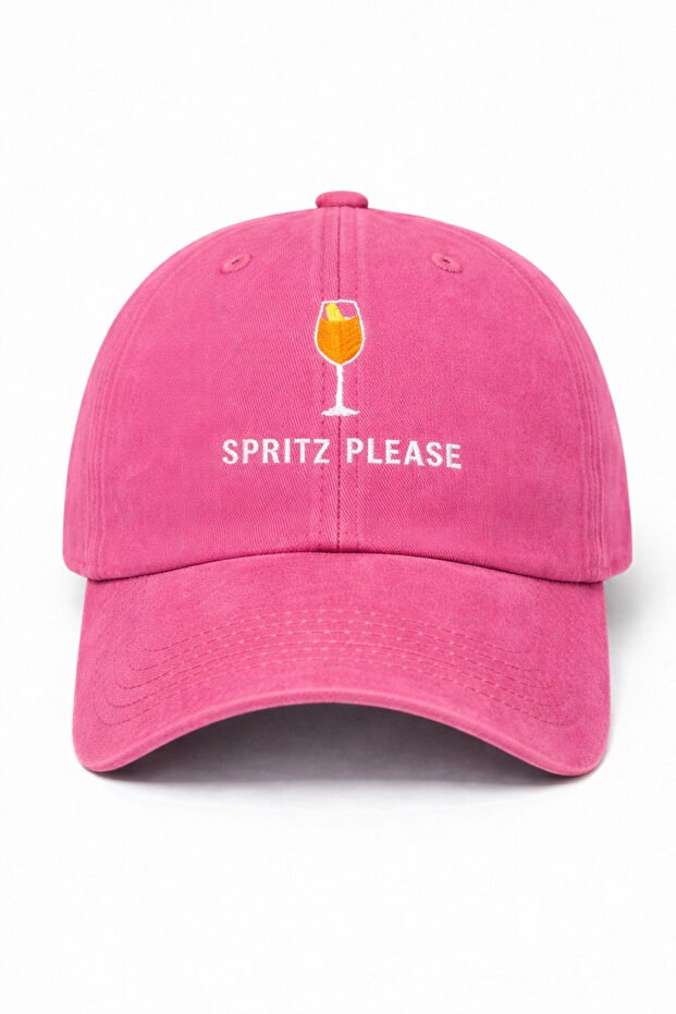 قبعة مطرزة قابلة للغسل ''SPRITZ PLEASE'' / قبعة مطرزة قابلة للغسل ''SPRITZ PLEASE''