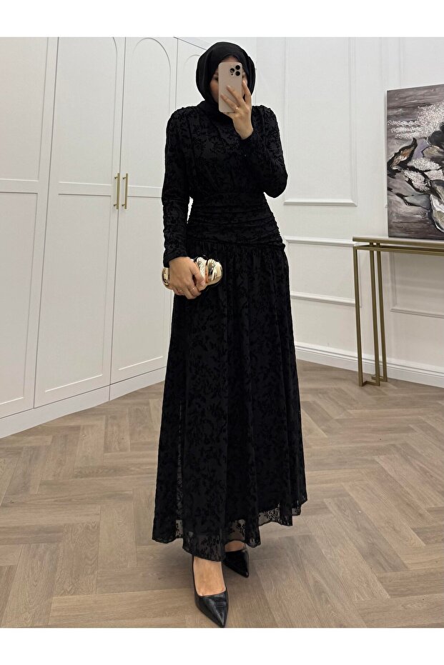 BELLA DANTEL ELBİSE - 1