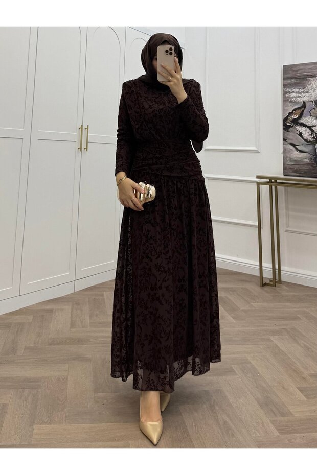 BELLA DANTEL ELBİSE - 1