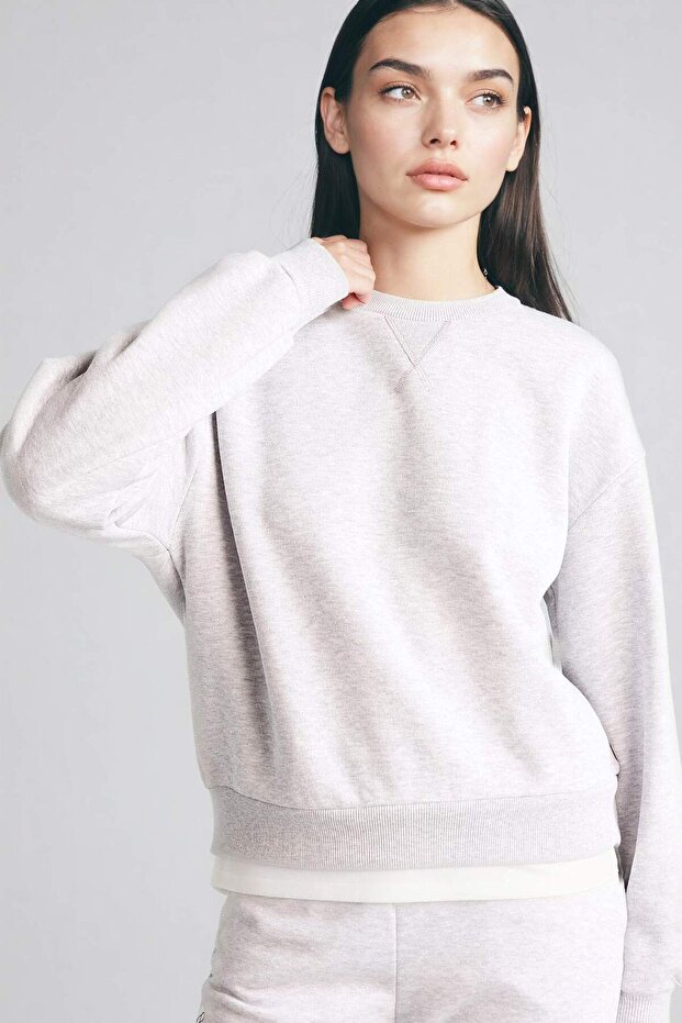 Relax Fıt Basıc Sweatshirt H2149AX25WN - 1