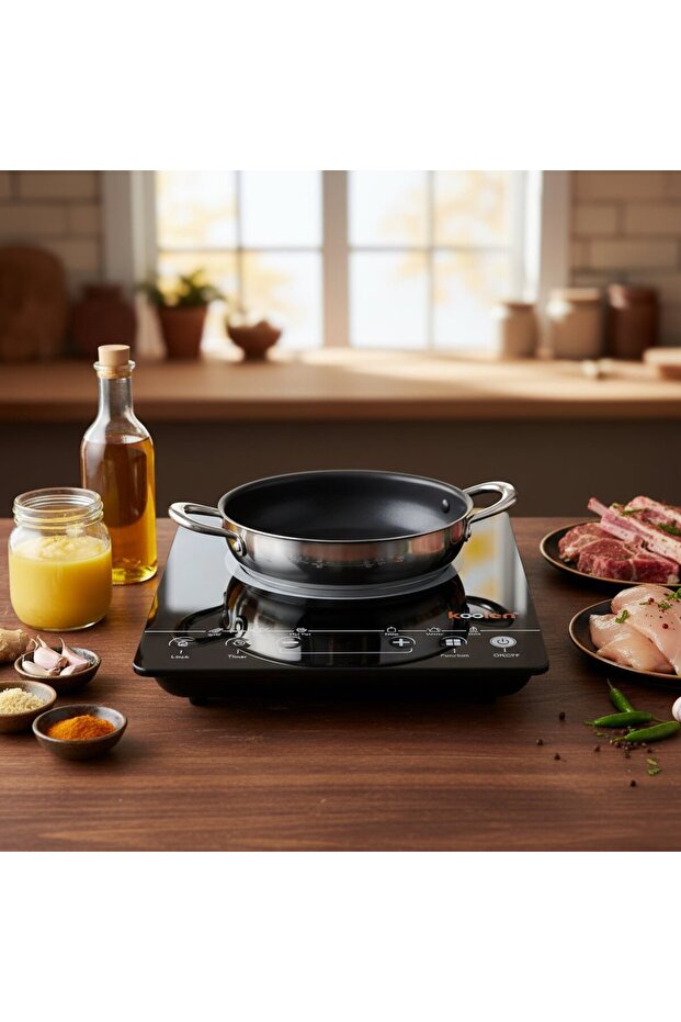 موقد حثي 2000 واط بشاشة LED - 3